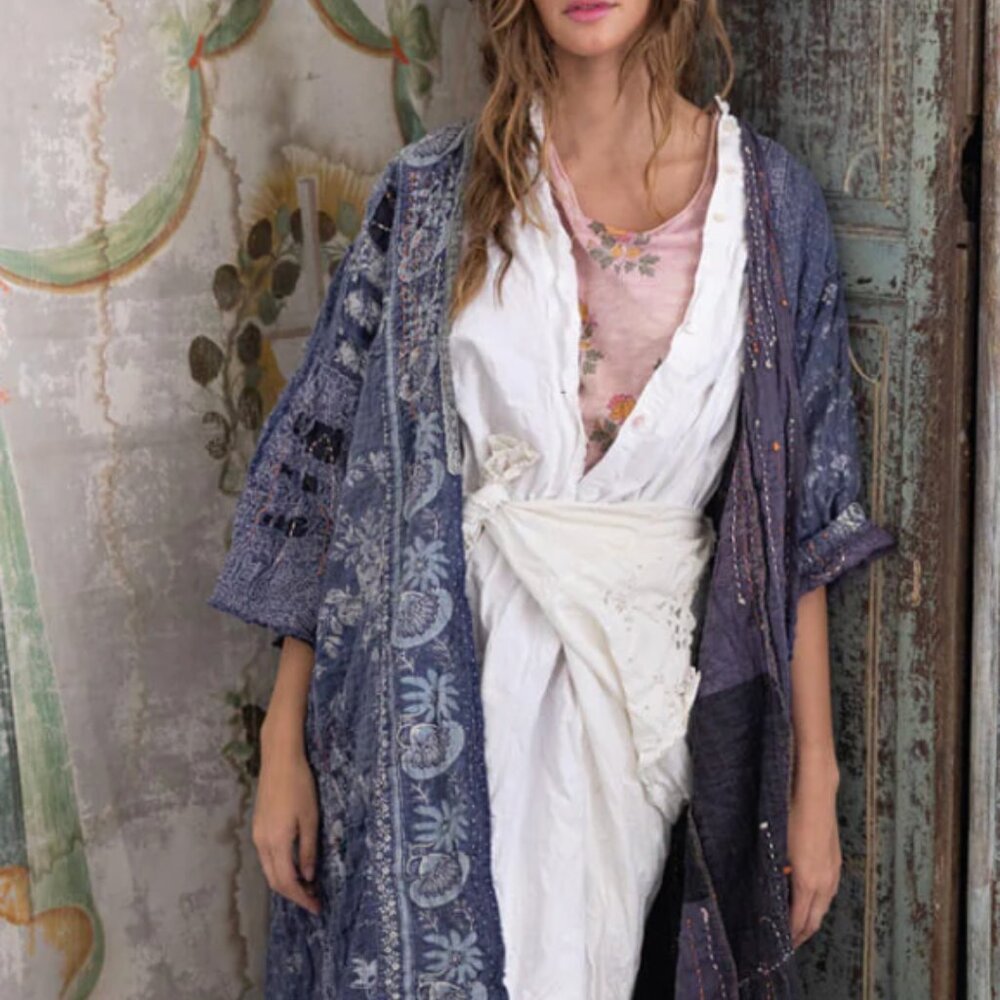 Magnolia Pearl Boro Quilted kimono duster